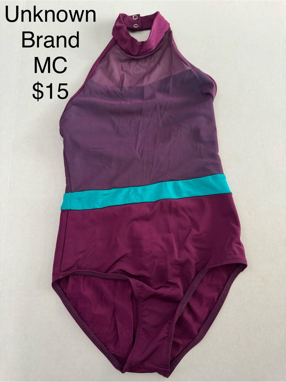 Purple and Teal Dance Leotard - MC